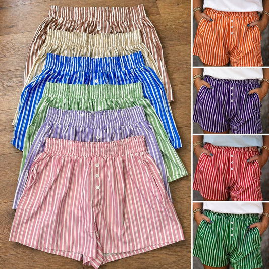 PREORDER: Stripe Linen Shorts // eta June