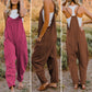 Roam V-Neck Pocketed Jumpsuit