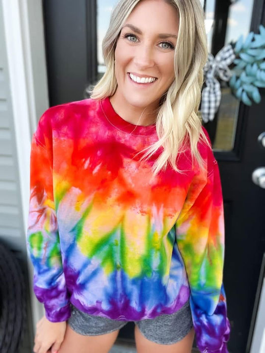 PREORDER: Rainbow Ombre Tie Dye