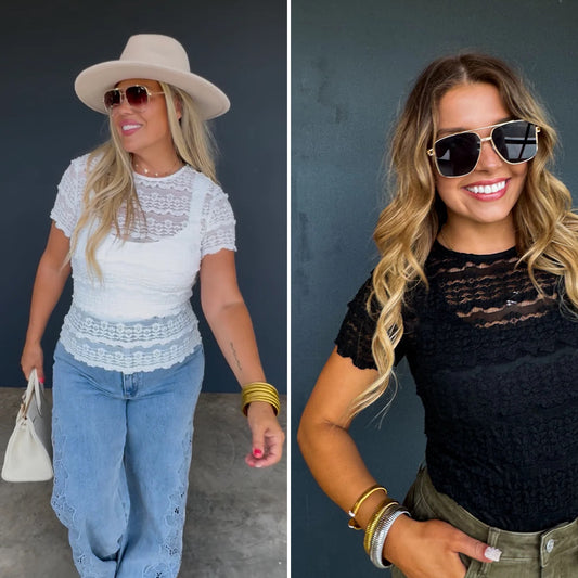 Rosalie Lace Top Preorder