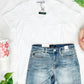 Sophie Pocket Tee - White