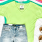Chloe Cozy Tee - White