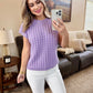 IN STOCK Kelly Knitted Top - Lavender
