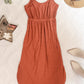 Reagan Ribbed Midi Dress - Rust FINAL SALE