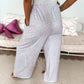 Preorder // Stretchy Lounge Pants in Lilac Party Posies// eta 3-4 weeks