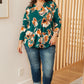 Shay Teal Floral Top