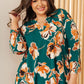 Shay Teal Floral Top