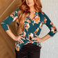 Shay Teal Floral Top