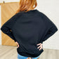 Relaxed Scuba Pullover in Black