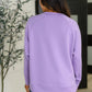 Relaxed Scuba Pullover in Lavender