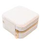 Carry Along Velvet Jewelry Box in Ivory