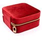 Carry Along Velvet Jewelry Box in Red