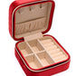 Carry Along Velvet Jewelry Box in Red