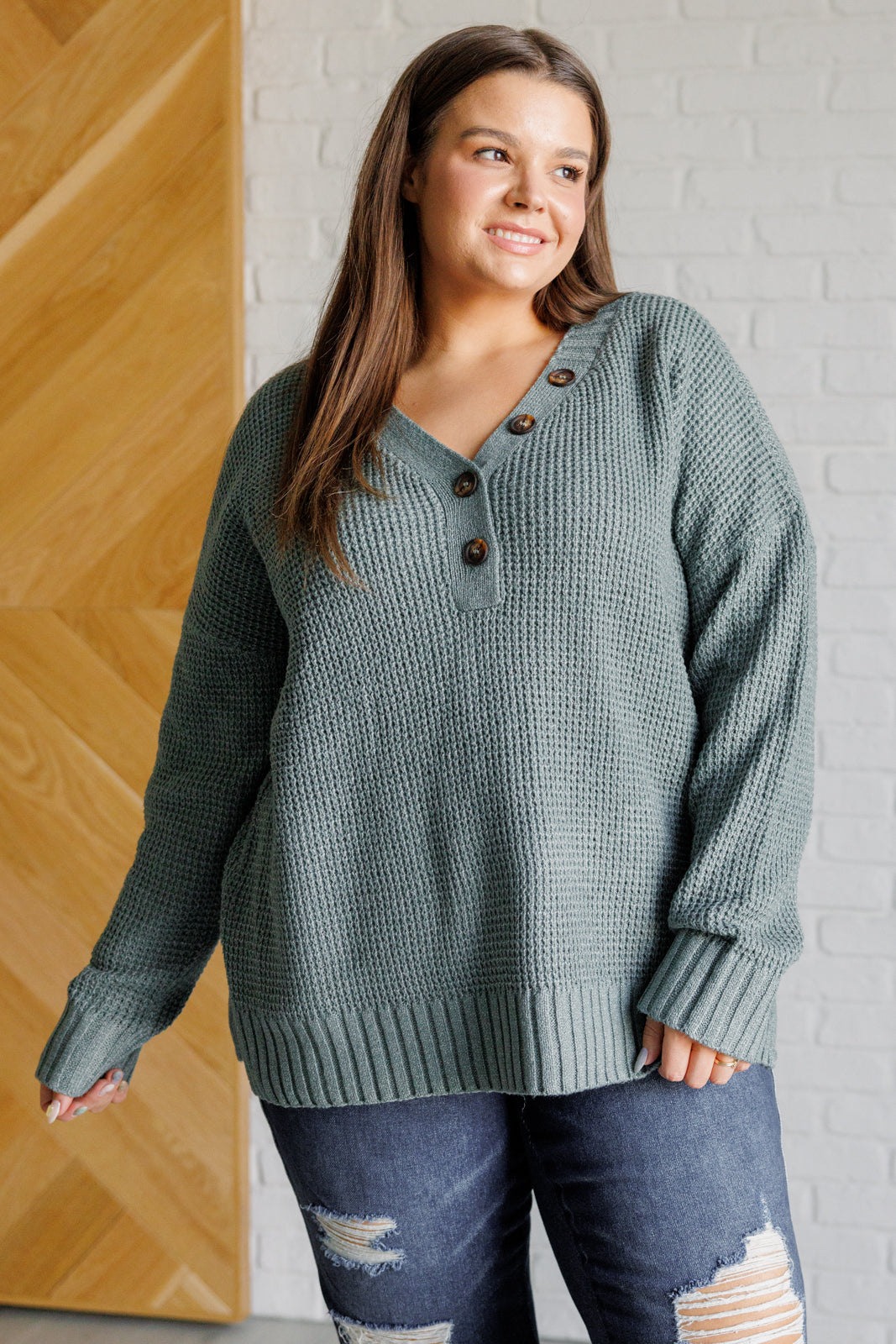 Cayden Sweater in Sage