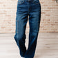 Leila High Rise Cargo Straight Jeans - Judy Blue