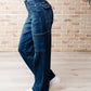 Leila High Rise Cargo Straight Jeans - Judy Blue