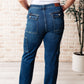 Leila High Rise Cargo Straight Jeans - Judy Blue