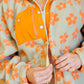 Love It Don't Leave It Floral Fleece Jacket