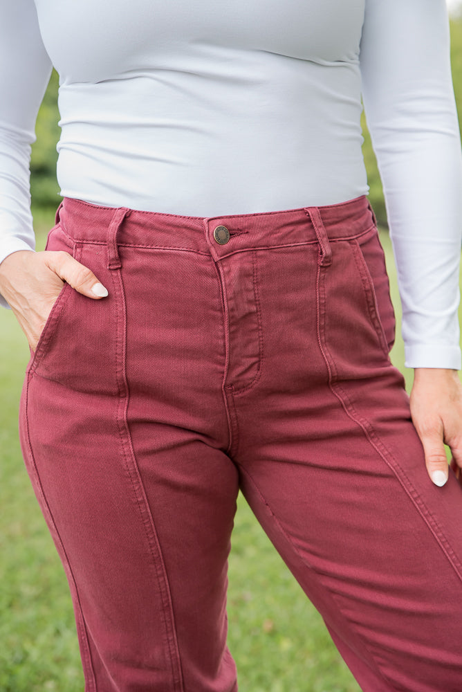 Let’s Wine Straight Leg Jeans - Judy Blue