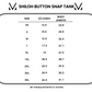 Shiloh Button Snap Tank - Grey