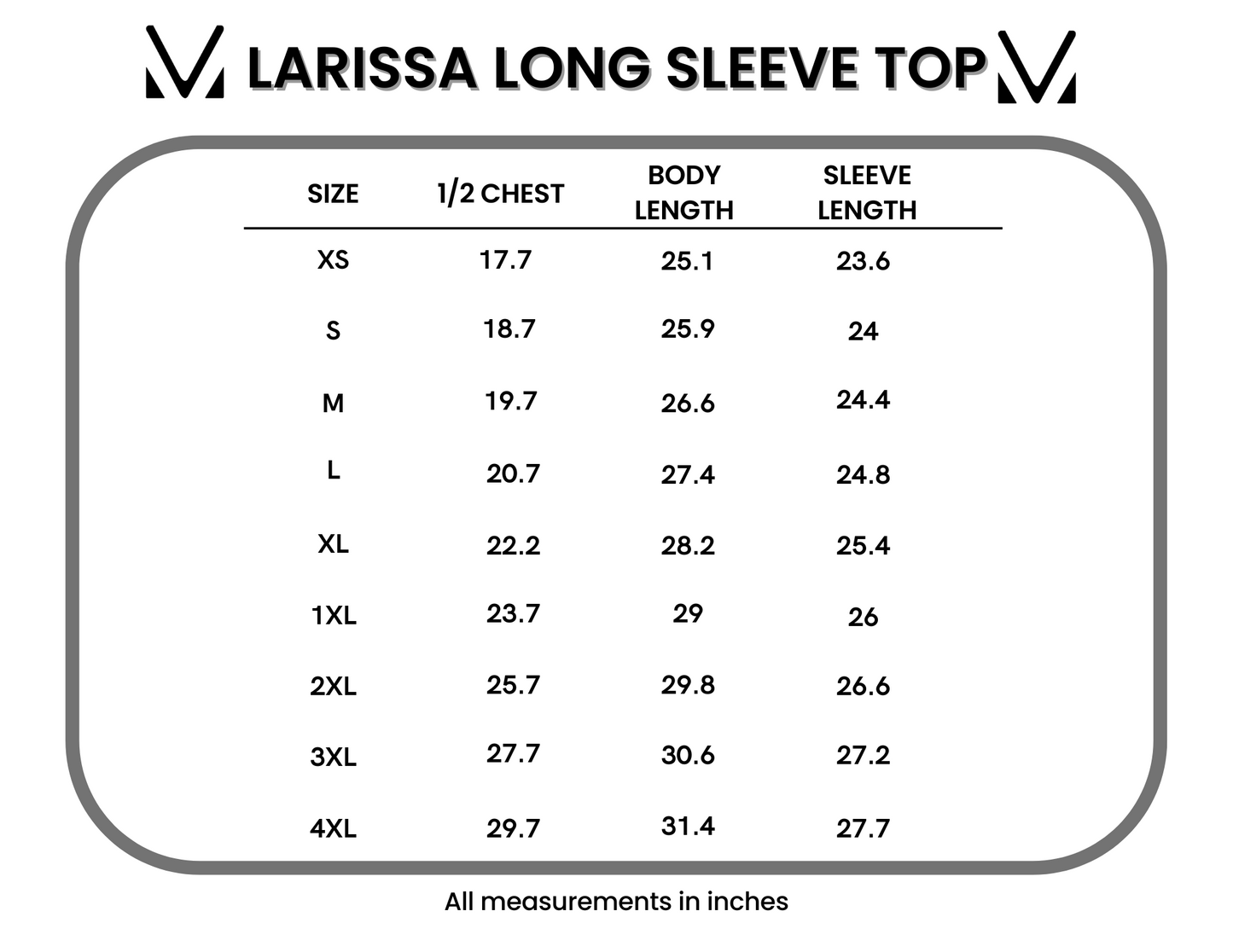 Larissa Long Sleeve - Light Grey