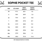 Sophie Pocket Tee - Black