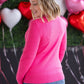 IN STOCK Be Mine Sweater - Hot Pink