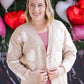 IN STOCK Sweetheart Cardigan - Tan