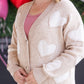 IN STOCK Sweetheart Cardigan - Tan