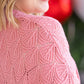 IN STOCK Open Knit Cardigan - Rose