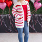 IN STOCK Stripe Cardigan - Valentine's Day