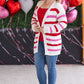 IN STOCK Stripe Cardigan - Valentine's Day