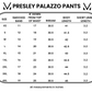 Presley Palazzo Pants - Navy and Pink Floral Mix