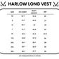 Harlow Long Vest - Navy