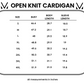 IN STOCK Open Knit Cardigan - Red