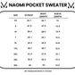 Naomi Pocket Sweater - Latte