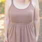 Reagan Ribbed Midi Dress - Mocha