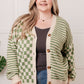 Kobe Mixed Cardigan in Green