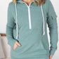 Pixie Pocket Halfzip Hoodie - Sage