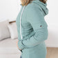 Pixie Pocket Halfzip Hoodie - Sage