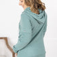 Pixie Pocket Halfzip Hoodie - Sage