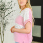 Gia Ribbed Top in Pink