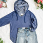 Vintage Wash Beach Hoodie - Nautical Navy