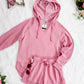 Vintage Wash Beach Hoodie - Dusty Pink