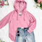 Vintage Wash Beach Hoodie - Dusty Pink