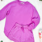 Vintage Wash Pullover - Vivid Orchid