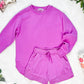 Vintage Wash Pullover - Vivid Orchid