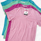 Sophie Pocket Tee - Rose