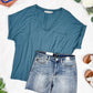 Sierra Pocket Top - Light Teal