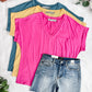 Sierra Pocket Top - Light Teal